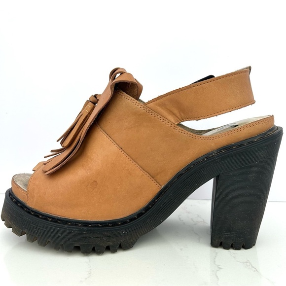 Dr. Martens Seraphina Heel Sandals Shoe Slingback Platform Coachella Size 8 - Picture 2 of 13
